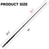 GSE Games & Sports Expert 58" 2-Piece Fiberglass Graphite Composite Billiard Pool Cue Stick for Men/Women, Billiard Cue Stick for House or Commercial/Bar Use (Matte Black, 20 Oz) view 4