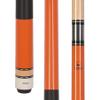 ASKA L2 2-Piece Pool Cue Stick, 58-inches Hard Rock Canadian Maple, 13mm Hard Tip (19-Ounce, Orange) view 1
