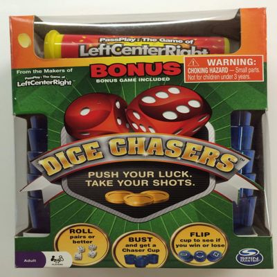 Spin Master Dice Chasers with Bonus Left Center Right Game