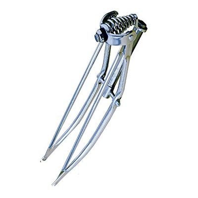 Heavy Duty Springer Fork Chrome - 26 Inch Suspension Fork - Bike Forks for Cruiser - Bicycle Fork - Fat Bike Fork