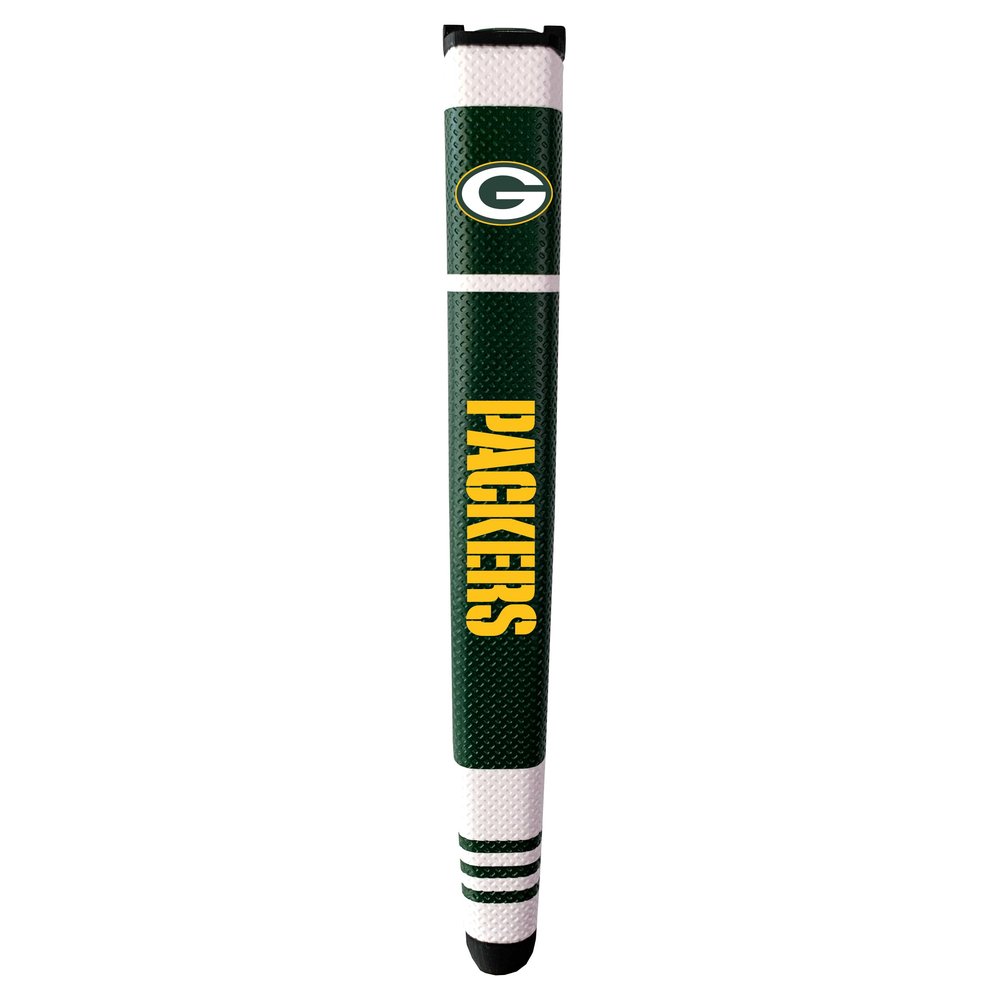 Team Golf NFL Green Bay Packers Golf Putter Grip Golf Putter Grip with Removable Gel Top Ball Marker, Durable Wide Grip & Easy to Control