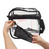 Littlearth NFL Miami Dolphins Clear Crossbody Carryall, Team Color, 12" x 12" x 6" view 4