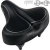Bikeroo Oversized Bike Seat - Compatible with Peloton, Exercise or Road Bikes - Bicycle Saddle Replacement with Wide Cushion for Men & Womens Comfort view 1