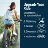 Bikeroo Oversized Bike Seat - Compatible with Peloton, Exercise or Road Bikes - Bicycle Saddle Replacement with Wide Cushion for Men & Womens Comfort view 3