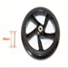 L-faster 8 Inch Scooter PU Wheel with Bearings Kids Kickscooter Wheel Adult Scooter Replacement Spare Wheel Shopping Cart Solid Wheel (5 Spokes Wheel) view 4