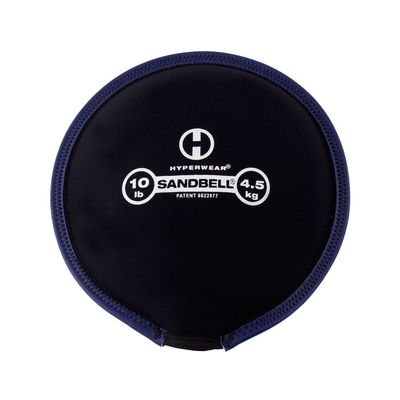 Hyperwear SandBell Soft Sandbag Weight  Pre-Filled (10 lb  Electric Blue)