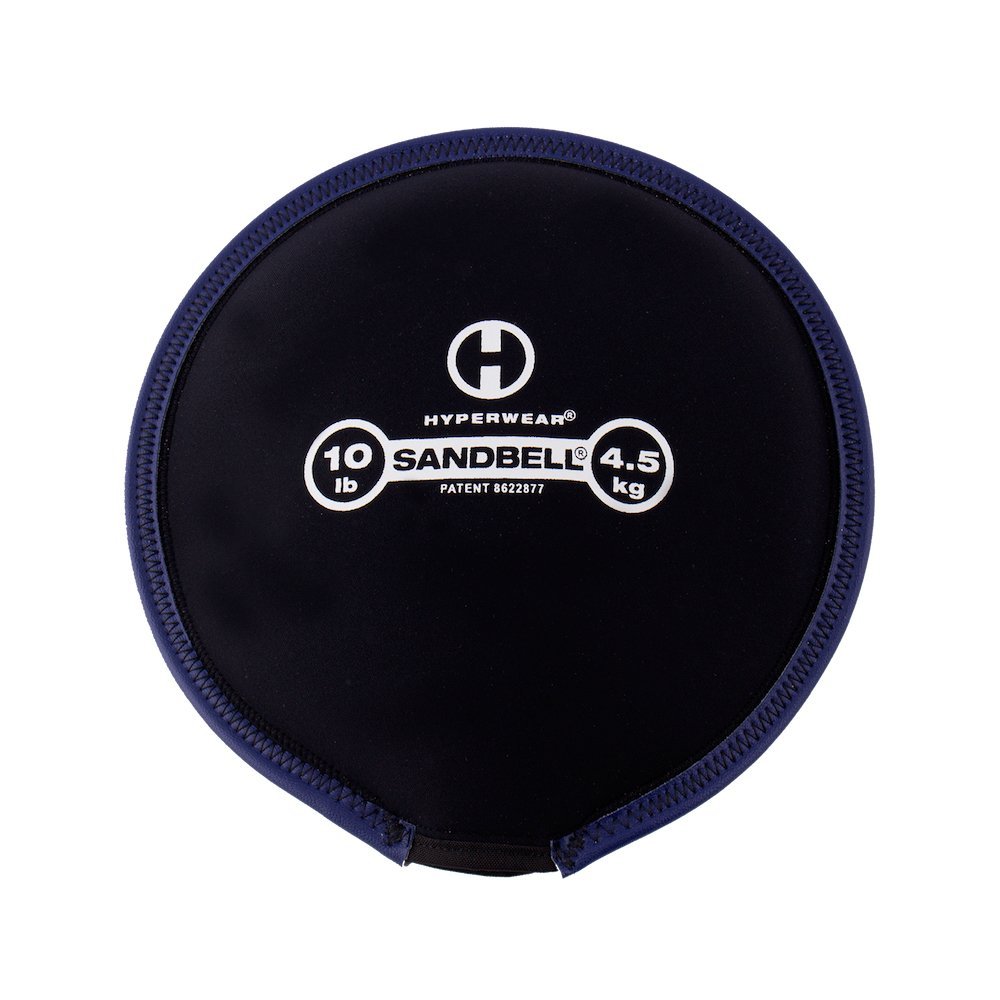 Hyperwear SandBell Soft Sandbag Weight  Pre-Filled (10 lb  Electric Blue)