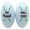 Westmon Works Just Married and PARfect Couple Newleywed Golf Balls Gift Boxed Two Ball Set view 1