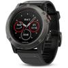 Garmin Fenix 5X Sapphire - Slate Gray with Black Band view 1