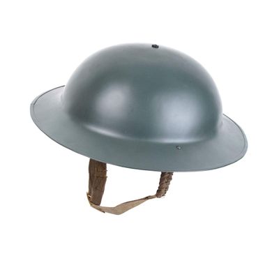Epic Militaria Reproduction WW2 British Army Brodie Helmet with Chinstrap - Tommy/Doughboy Tin Hat