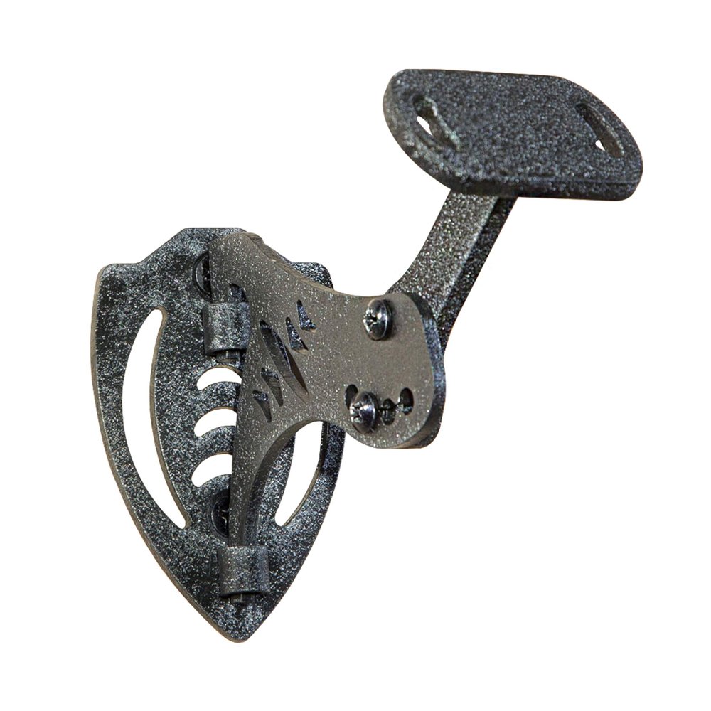 Skull Hooker Powder-Coated Steel XXL Bone Bracket  Designed to Accommodate the Skull Plates of Antlered and Horned Species Such as Elk, Caribou, Buffalo, Moose and Heavy-Horned Sheep,Graphite Black