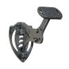 Skull Hooker Powder-Coated Steel XXL Bone Bracket  Designed to Accommodate the Skull Plates of Antlered and Horned Species Such as Elk, Caribou, Buffalo, Moose and Heavy-Horned Sheep,Graphite Black view 1