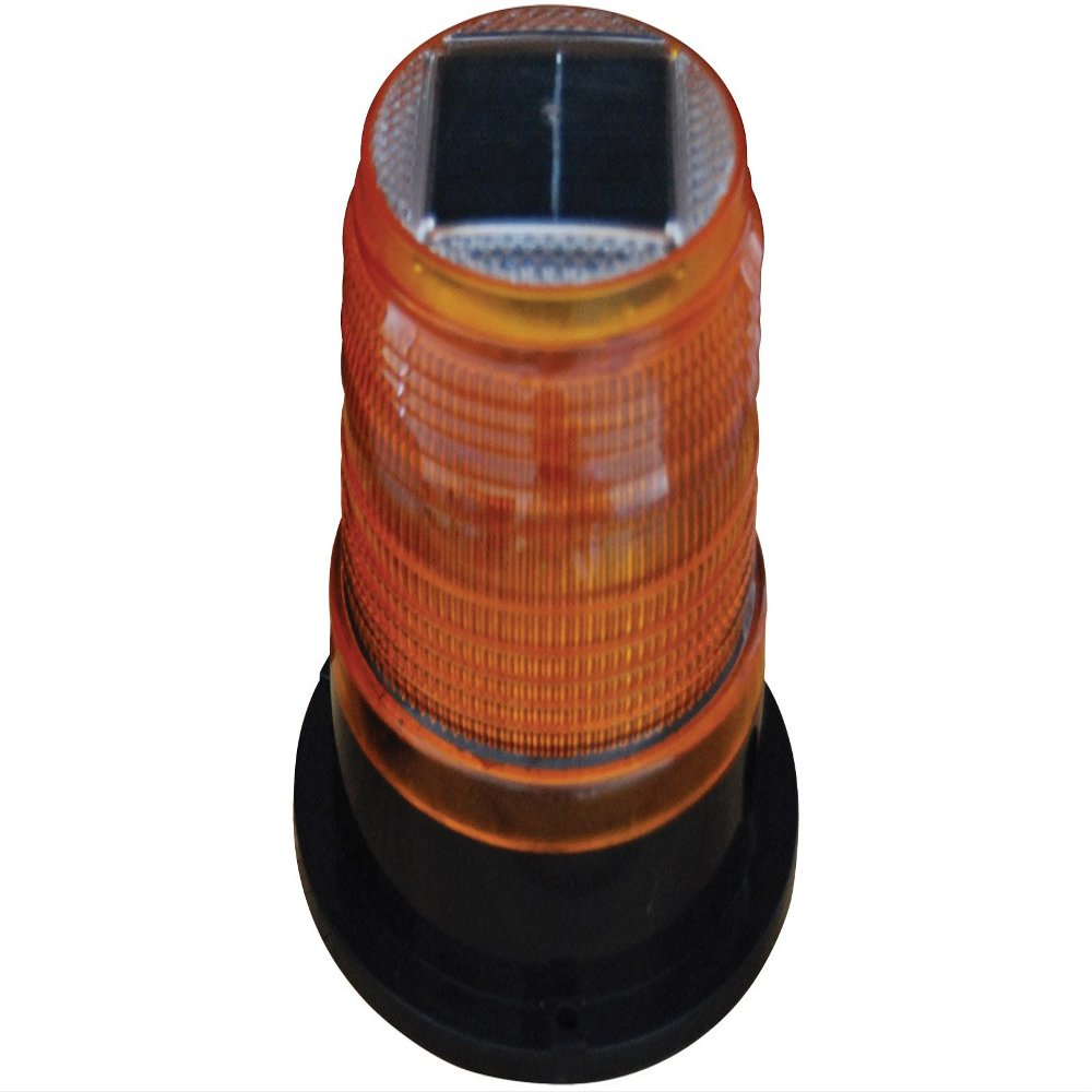 Dock Edge + Solar Marker Light, Amber