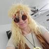 ColorGround Long Curly 80s Rocker Mullet Cosplay Wig for Women view 3