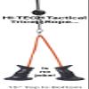 TACTI - TRICEPS 'Double' Tactical Triceps Grips - Long Head Tricep Exercises - Tricep Rope Attachment - Tricep Cable Workouts Grips - Weightlifting Equipment for Triceps - Tricep Gym Cable Attachments view 4