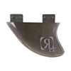 Ronix Alfred Polycarbonate Bottom Mount Surf Fin (1 Pack), Black, 2.9 Inches view 1