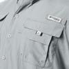 Columbia Men's Bahama II UPF 30 Short Sleeve PFG Fishing Shirt, Cool Grey, Large view 3