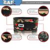 RAD Lever Weight Lifting Gym Belt for Men & Women, Size 63 TO107 CM, Thick 10MM & Width 4 Inch, Leather, Black view 4