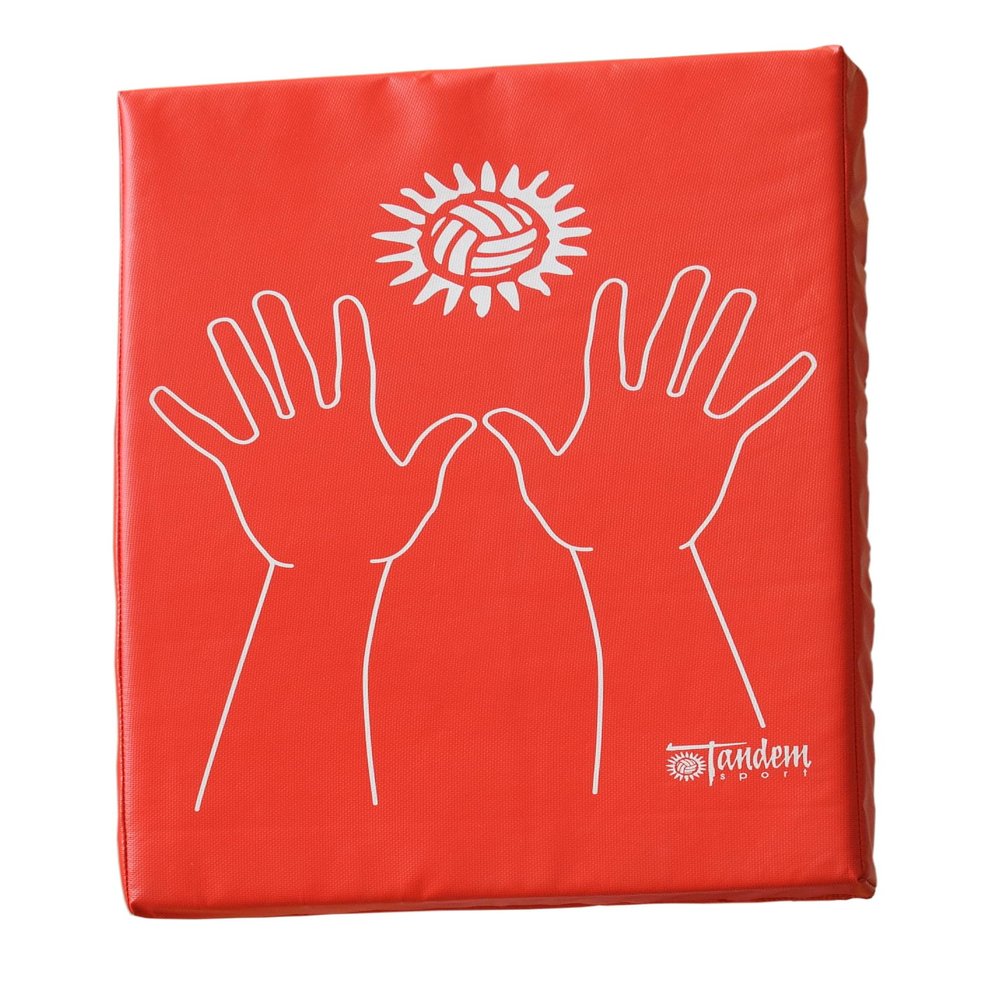 Tandem Sport Rectangular Blocking Pad - Volleyball Training Aid for Hitting and Blocking - Protects Blockers Hands During Practice - Volleyball Practice Equipment - 1 Pad