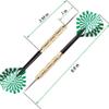 MaxMau Steel Tip Darts Set,Professional Darts Metal Tip,Metal Darts for Dartboard,18 pcs view 4