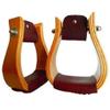 Oak Roping Wide Stirrups Leather Tread 4" view 1