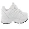 Dr.Scholls Men's Omega Light Weight Dual Strap Closure Sneaker Wide Width, White, 11 Wide view 2