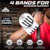 Bear Grips Wrist Wraps for Weightlifting | Weight Lifting Wrist Straps for Weightlifting | Extra Strength Gym Wrist Wraps | Two Wrist Wrap Per Pack | 12 & 18 | Lifting for Men & Women view 2