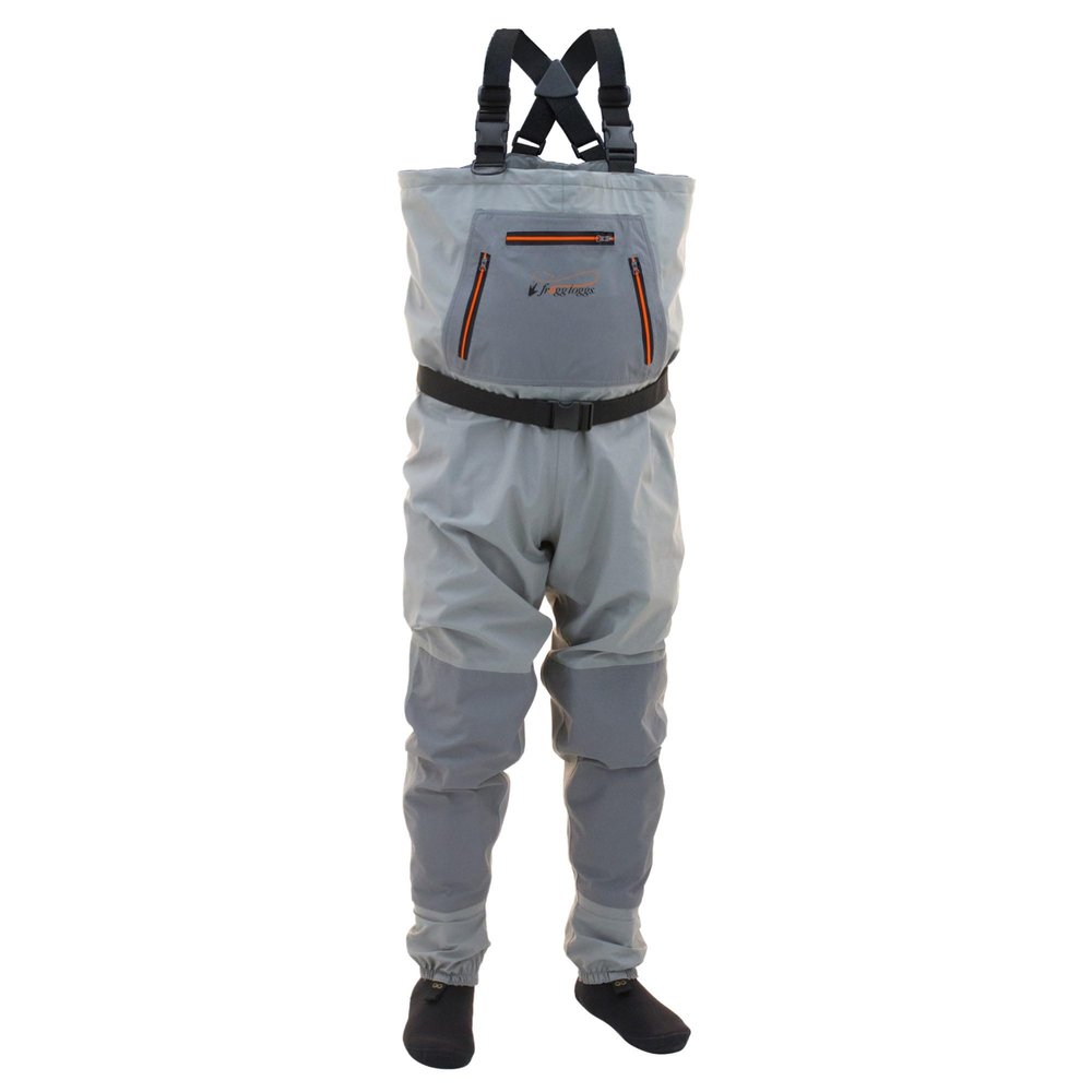 FROGG TOGGS Mens Hellbender Breathable Stockingfoot Fishing Chest Wader, Slate/Gray, XX-Large US