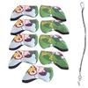 H09-F Animated Animal QUTE Style(Random) Iron Headcover Set of 9pcs for Right Handed only+Free Leash Strap 1 (Stop Losing Your Headcover) view 3