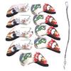 H09-F Animated Animal QUTE Style(Random) Iron Headcover Set of 9pcs for Right Handed only+Free Leash Strap 1 (Stop Losing Your Headcover) view 4