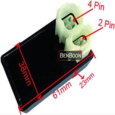 GY6 50cc 150cc A/C CDI Box 4+2 Pin 4T Chinese Scooter Parts ATV Parts Znen Baotian Peace Taotao Icebear Romet Baja