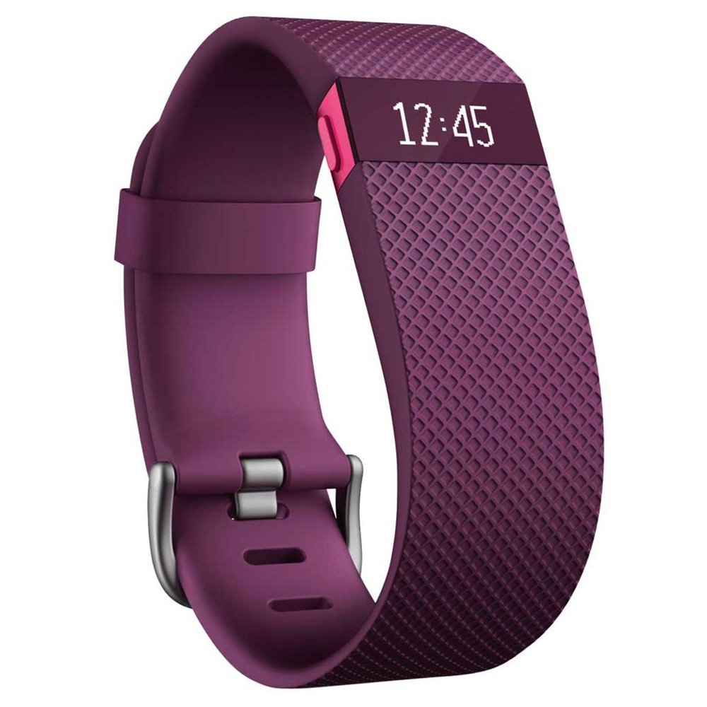 Fitbit Charge HR Wireless Activity Wristband, Plum, Small