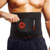 ActiveGear Waist Trimmer Belt for Stomach and Back Lumbar Support, Large: 9" x 46" - Red view 1
