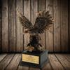 Bronze Golf Eagle Trophy~Includes Engraved Plate view 2