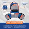 Adventure Medical Kits Mountain Series, Backpacker Medical Kit - 96 Pieces, blue/orange, one size (0100-1003) view 4