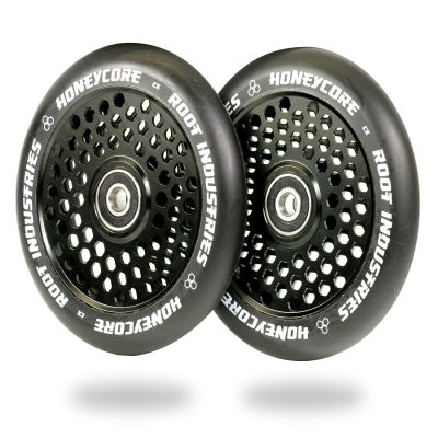 110mm Honeycore Wheels - Black/Black
