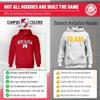 Campus Colors Adult Arch & Logo Soft Style Gameday Hooded Sweatshirt (Nebraska Cornhuskers - Red, Medium) view 2