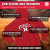 Campus Colors Adult Arch & Logo Soft Style Gameday Hooded Sweatshirt (Nebraska Cornhuskers - Red, Medium) view 3