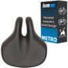 ISM Metro Comfort Bike Seat - Noseless Bike Saddle for Hybrid Bikes, Beach Cruisers, and Stationary Bikes Designed to Reduce Numbness - Wide and Thick Padded Bicycle Seat for Women and Men view 1