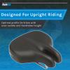 ISM Metro Comfort Bike Seat - Noseless Bike Saddle for Hybrid Bikes, Beach Cruisers, and Stationary Bikes Designed to Reduce Numbness - Wide and Thick Padded Bicycle Seat for Women and Men view 4
