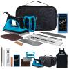 Winterial Snowboard and Ski Tuning Kit, with Iron, All-Temp Snowboard Wax, Angled Edge Tuner File, PTEX Rods and Wax Apron view 1