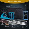 Winterial Snowboard and Ski Tuning Kit, with Iron, All-Temp Snowboard Wax, Angled Edge Tuner File, PTEX Rods and Wax Apron view 2