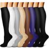 Laite Hebe brand women and men compression socks(8 Pairs),S / M,Assorted1 view 1