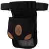 Browning, Lona, Canvas/Leather Large Deluxe Shell Pouch, Black/Brown view 1