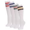 PH Mens Classic Three Stripe Sports Tube Socks Size 13-15 (4-Pairs) view 1