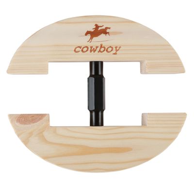 Cowboy Hat Stretcher,Large Size 7 1/2 to 10 5/8-Colourful Adjustable Buckle Heavy Duty(Large, Black)