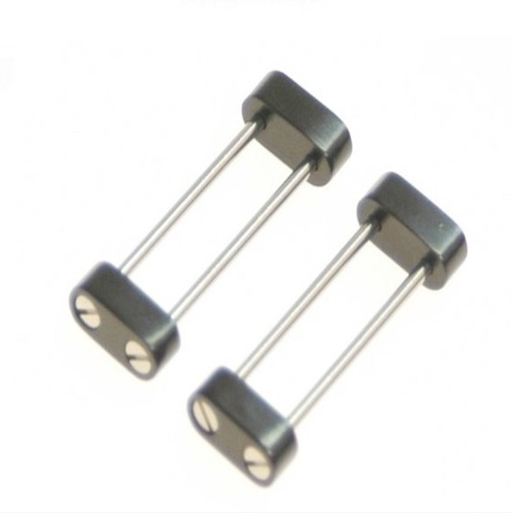 Aftermarket Lugs Adapter Set for Suunto Core Strap Black - Replacement Accessories