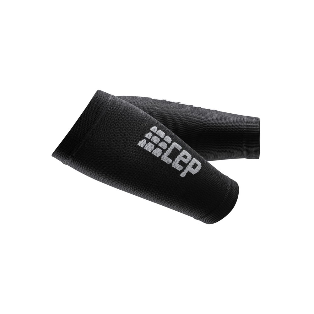 CEP Athletic Compression Forearm Sleeves for Men & Women, Black/Grey IV (PAIR)
