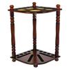 RAM Gameroom Products Floor Pool Cue Rack, Chestnut Finish view 1