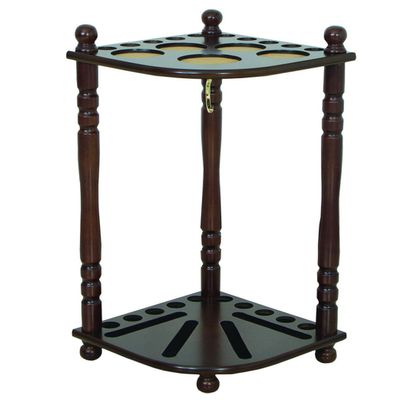 RAM Gameroom Products Floor Pool Cue Rack, Cappuccino Finish